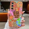 Cartoon Fire Balloon Pattern Case For Samsung Galaxy A57 A56 A55 A54 5G A37 A36 A35 A34 A17 A16 A15 A14 Leather Texture Silicone Cover