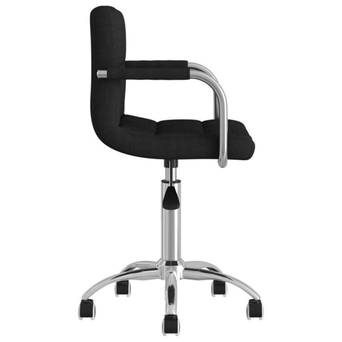 Chaise de Bureau - VIDAXL - Pivotante - Ergonomique - Réglable en Hauteur - Noir