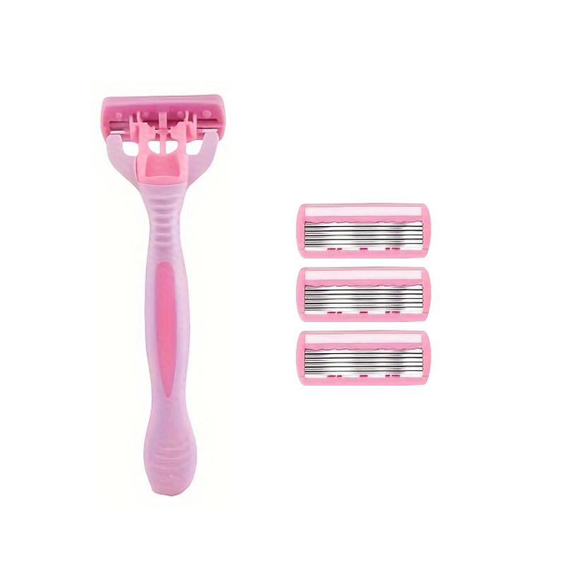 High Quality Men Safety Razor Blade 6-Layer Germany Stainless Steel Shaving Blades Manual Shaver Head