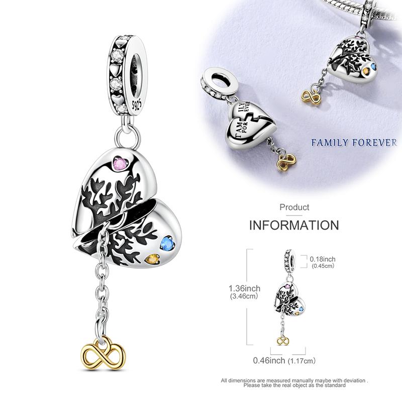 New Copper Openable Charms Pendants Russian Nesting Doll Easter Egg Dangle Fit Women Original Bracelet Diy Jewelry Gifts