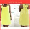 Abito sexy in chiffon con spalle scoperte, lussuoso, per vacanze estive al mare, in spiaggia, per donna