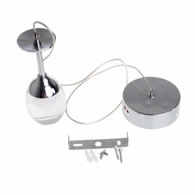 LED Modern Minimalist Creative Wine Glass Ceiling Light Pendant Lamp Fixture Lighting Chandelier