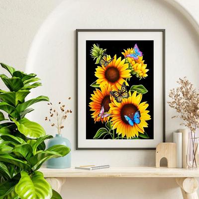 5D Diy Diamond Painting Brilliant Chrysanthemum Cross Stitch Set Full Diamond Embroidery Mosaic Art Picture of Rhinestones Decor Gift