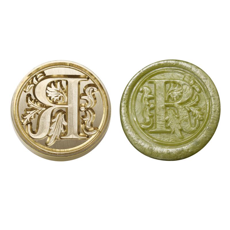Wax Seal Copper Head Curlicue Vintage 26 Letters DIY Scrapbooking Vintage Wax Sealing Stamp Invitation/Envelop Gift