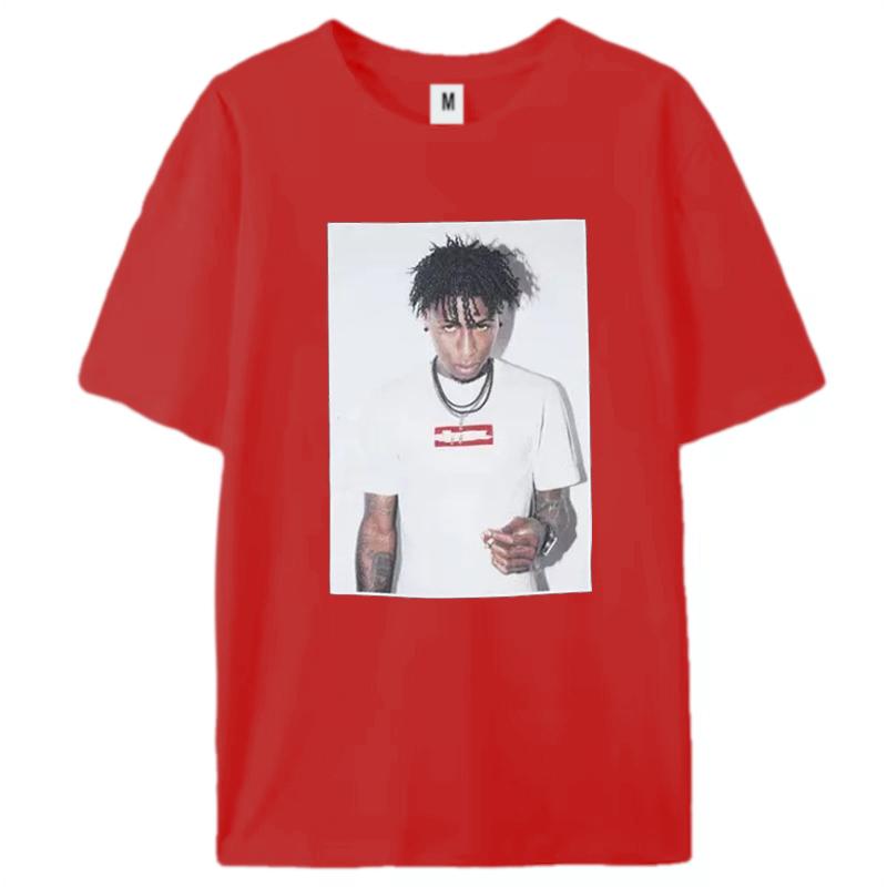 2025 Summer New Men's T-shirt American Alphabet Print Short Sleeve Loose Small and Popular Fashion Brand Couple High Street Top