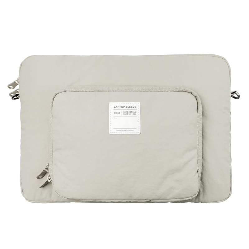 

[elago] tablet laptop pouch 12 inches 13 inches 14 inches correspondence simple lightweight water repellent processing pocket with carry case cable