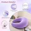 Ergonomic Gaming Pillow, Velvet U-Shaped Lap Cushion with Memory Foam for Long Sessions, Arm Support Reading Pillows for Bed & Sofa