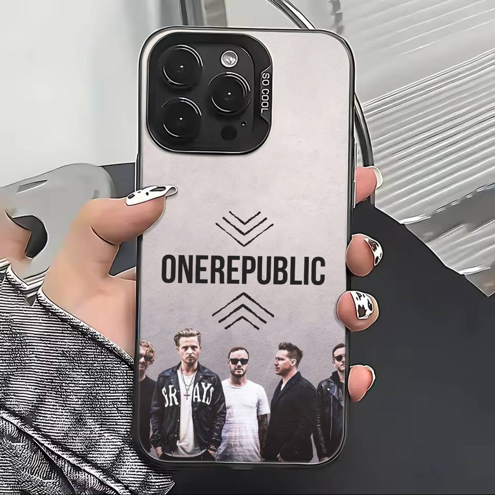 Rock B-Band OneRepublic Etui na Telefon Dla iPhone 17,16,15,14,13,12,11 Plus,Pro Max,XS,Kolorowe Posrebrzane Wewnętrzne Pokrycie