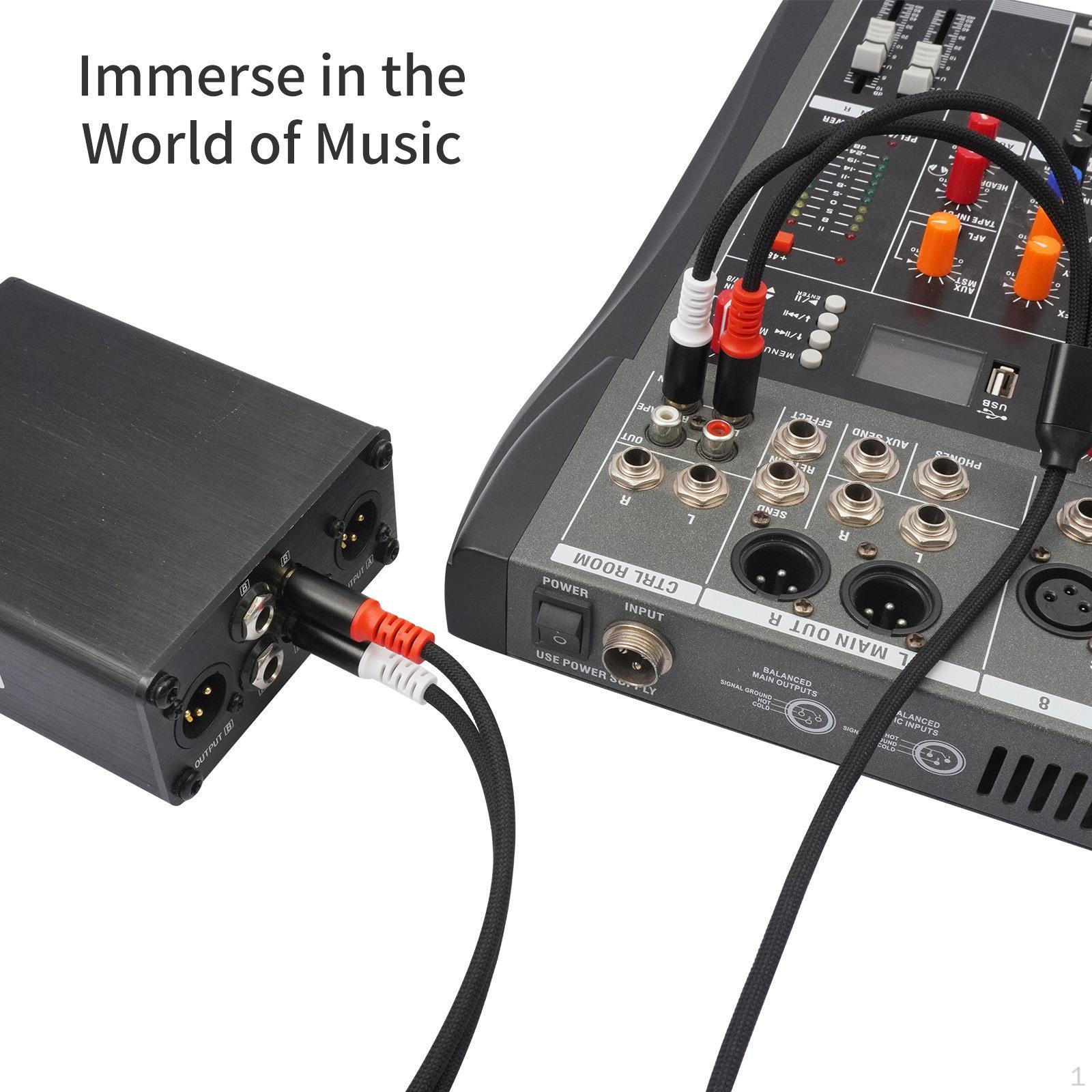 

Аудиокабель RCA для портативного плеера Practical, стабильный, шнур для ТВ-усилителя 1M