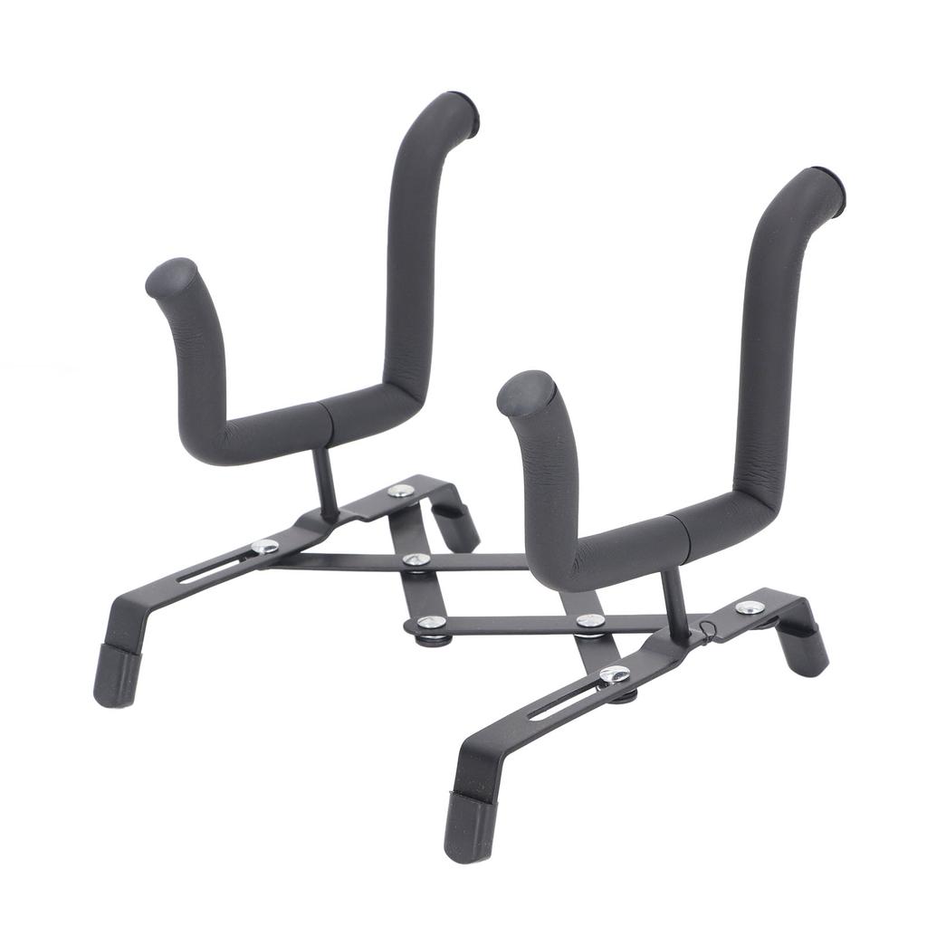 Floor Foldable Violin Stand Metal and Sponge H Shape Portable Retractable Ukulele Stand