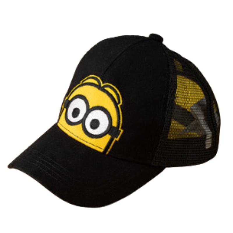 Cute Embroidered Minions Baseball Cap For Kids Soft Cotton Material