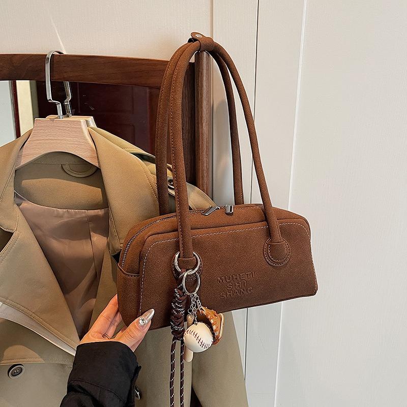 Retro matte bag autumn and winter new commuter shoulder underarm bag women's handbag