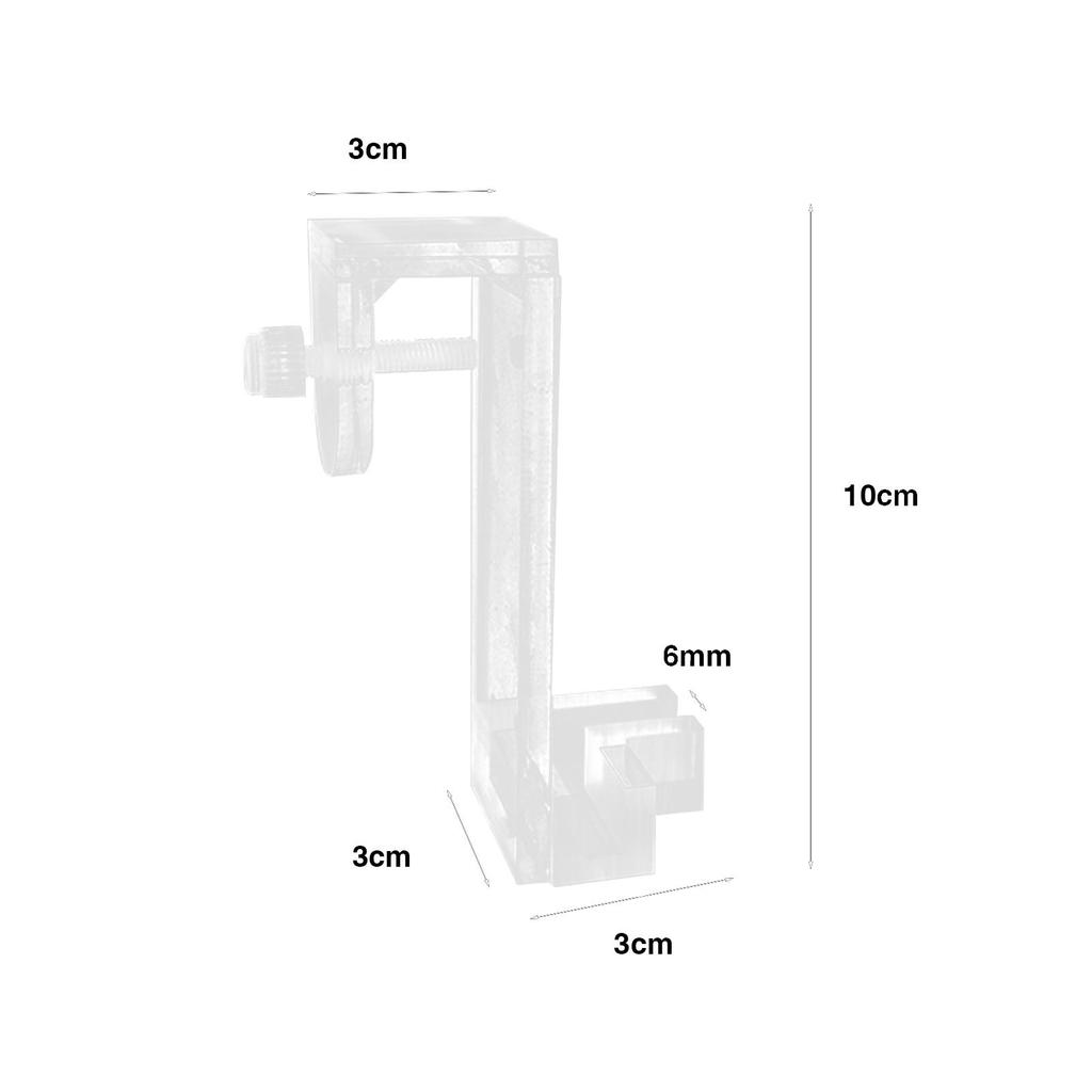 3x Negative Pressure Fish Tank Bracket Clear Desktop Aquarium Small Fish Tank Water Level Maintenance Guppy Aquarium Decoration
