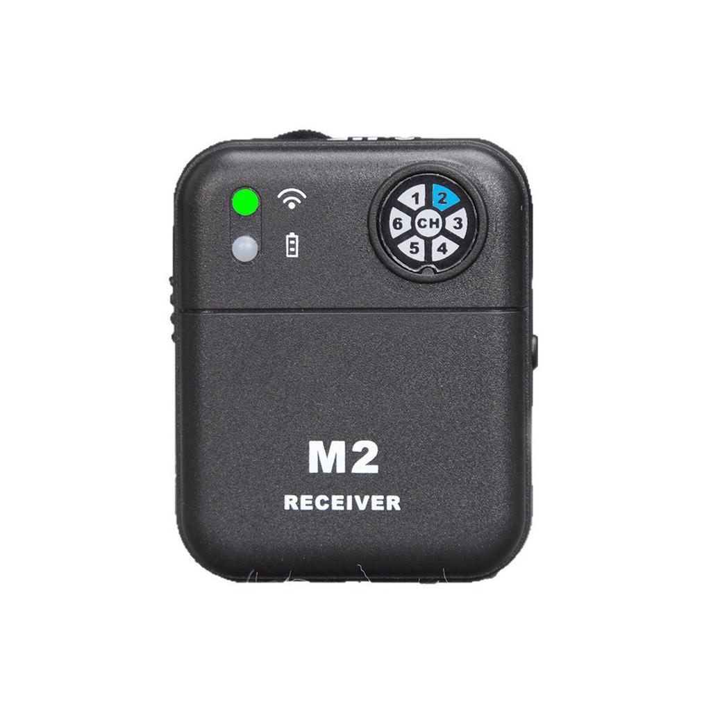 2,4 GHz Kabelloses In-Ear Monitor System Sender Empfänger Set 6 Kanal Frequenz mit Monitor Kopfhörern Plug and Play Wiederaufladbar 8ms Lo