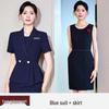Women's Summer Suit Dress Set: Formal Two-Piece for Interviews & Office