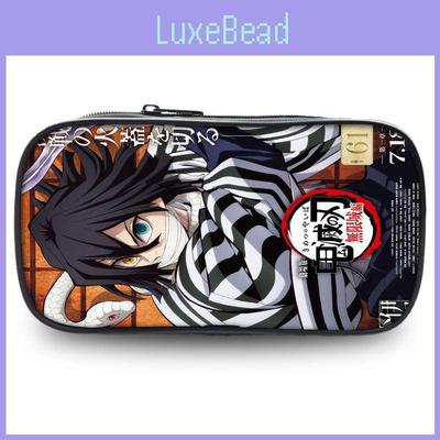 Demon Slayer Kimetsu No Yaiba Pen Bag With Durable Oxford Material For Students And Collectors