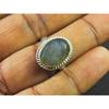 Natural Labradorite 925 Sterling Silver Oval Handmade Vintage Ring Size US-7 MK-56