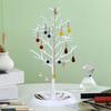 1pc,Tree Shaped Jewelry Display Stand with Tray, Earrings, Necklaces, Rings, Jewelry Storage Rack, Desktop Jewelry Tower
