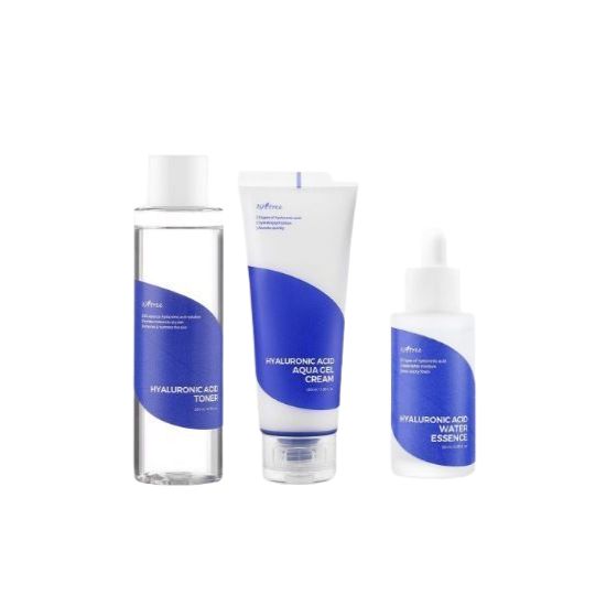 Isntree Hyaluronic Acid Aqua 3-Piece Skincare Set