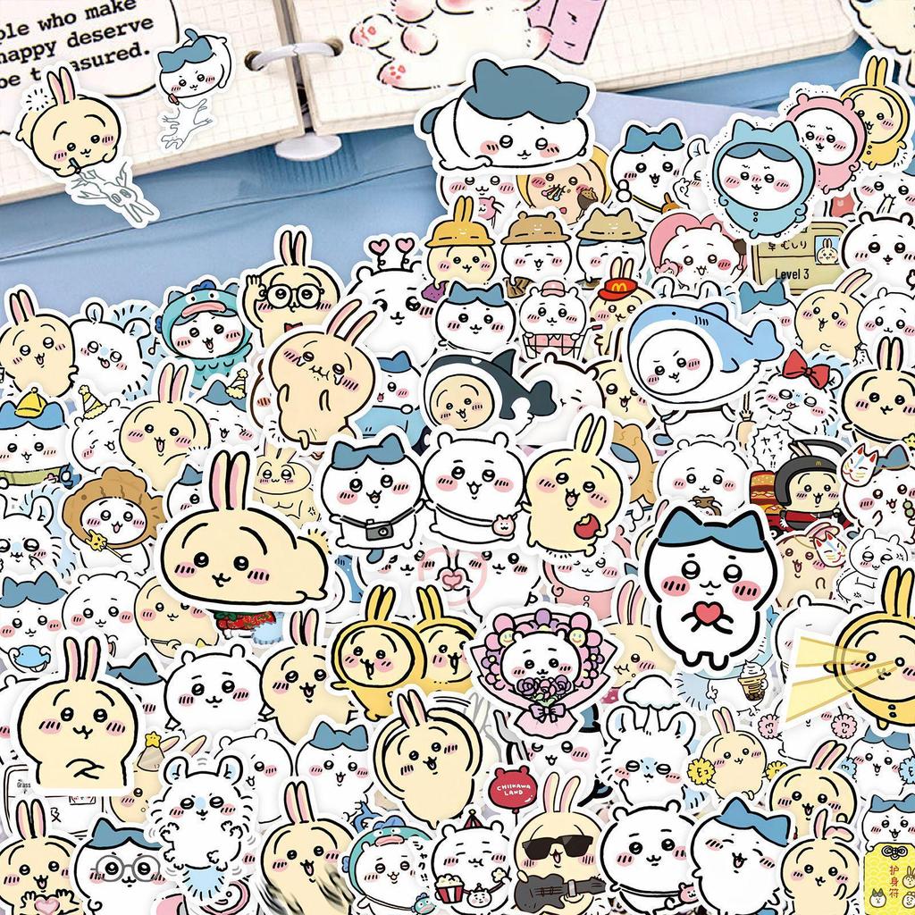 100 Chiikawa Cartoon Stickers: Cute, Waterproof Decals for Phones, Cases, and Computers