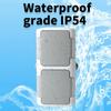 2P+E IP54 Aufputz 1-fach Schuko-Steckdose Europäische Elektrische Wasserdichte China Steckdosen und Schalter