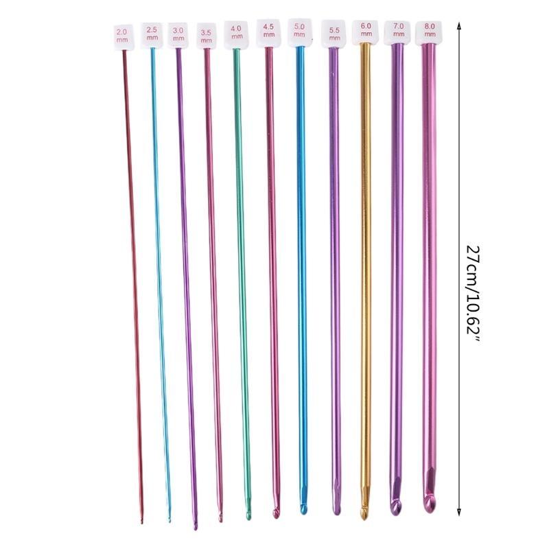 Han Häkelnadeln, Lange Aluminium-Stricknadel für Sc