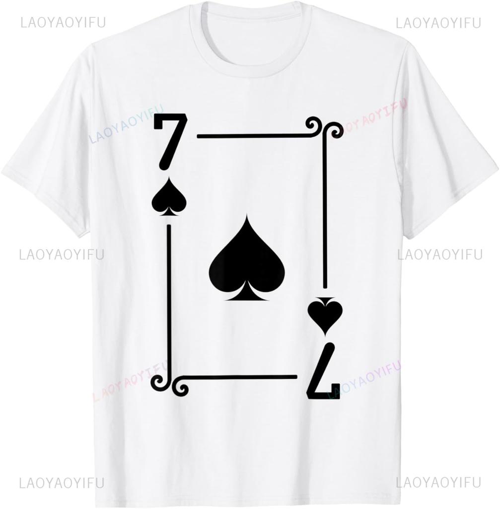 Playing Cards Costume -   Diamonds Card Poker T-Shirt Unisex Summer Streetwear Tops Camiseta