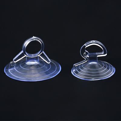 10 Stück 4,5 cm Gummi klar Sucker PVC Saugnapf Haken Auto Sonnenschirm Saugnapf
