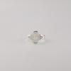 Milky Opal Gemstone 925 Sterling Silver Partywear Elegant Ring For Gift CZR-18-15