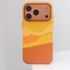 Orange Carbonfaser-Textur Legierungslinse Stark für Magsafe Handyhülle für iPhone 17 Pro Max Magnetisch Stoßfest Harte PC-Abdeckung