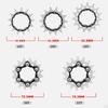 20 Set Freewheel Sprocket Adapter, Hub Refit Parts, , Bicycle, Bike