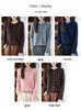 French Lace Knit Wool Cardigan Coat - Women's Autumn/Winter 2025 Fashionable Age-Reducing Sweater