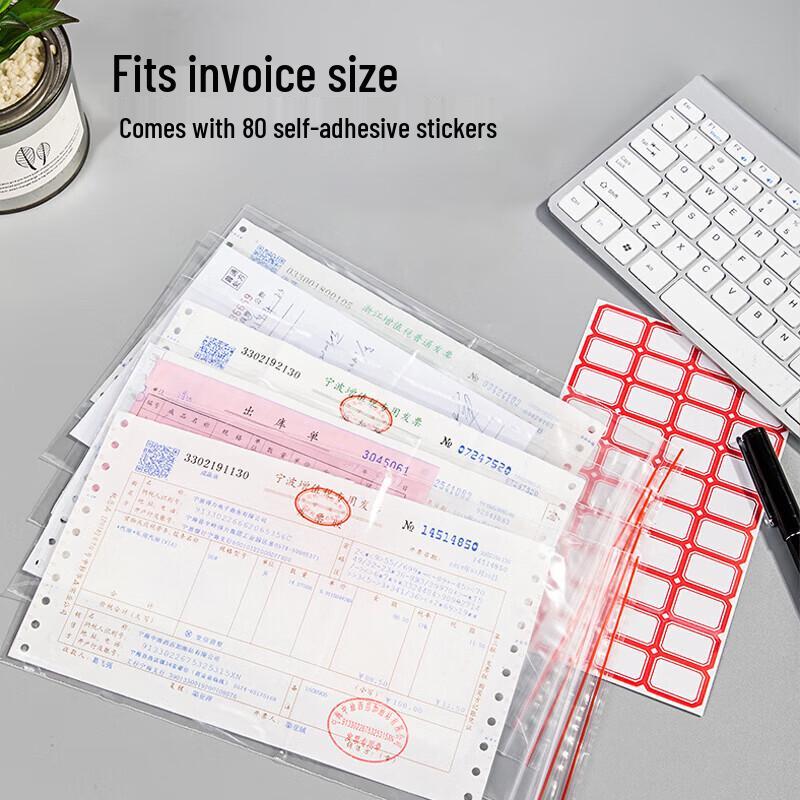 Deli Thickened Self-sealing Food Storage Bags with Labels