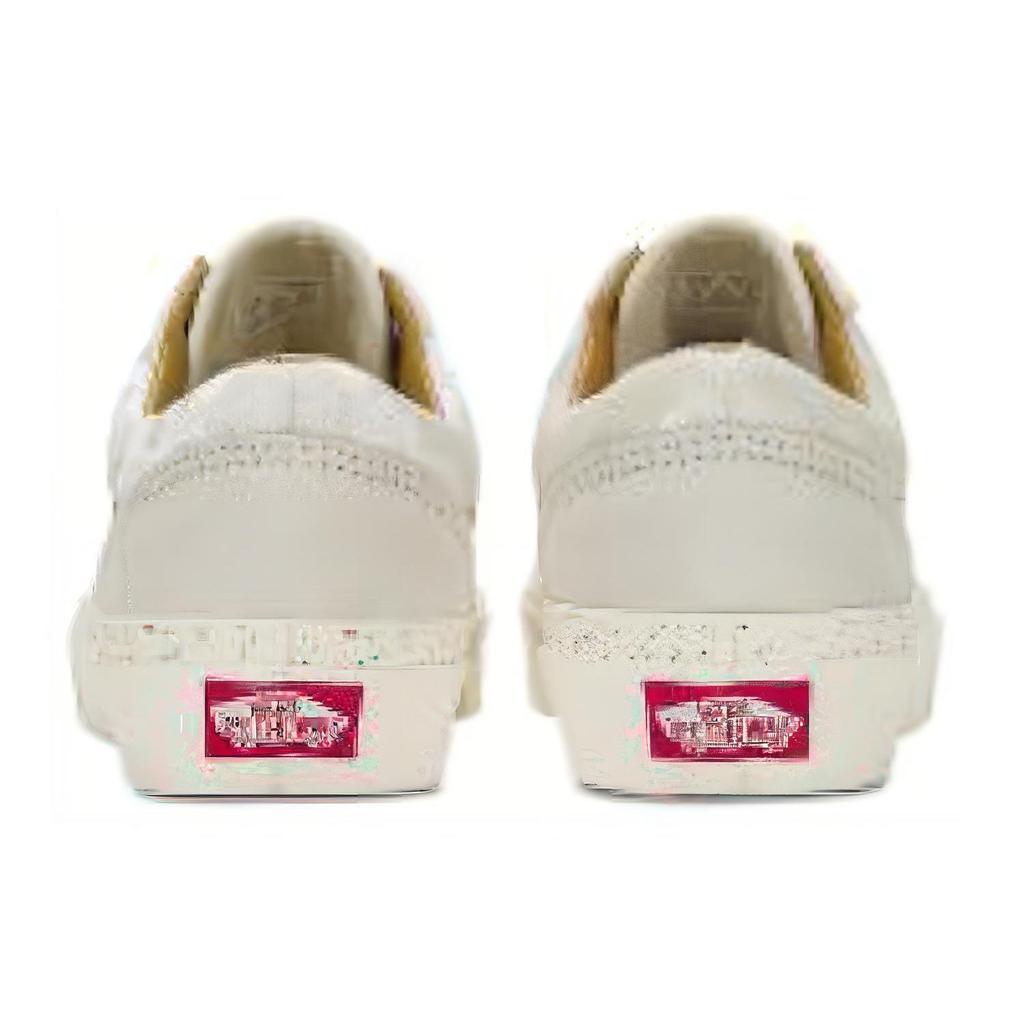 Vans Style 36 Round Toe Lace-Up Shock Absorbing Durable Low-Top Skate Shoes Unisex sneaker Gray White Yellow VN0A54F6D67