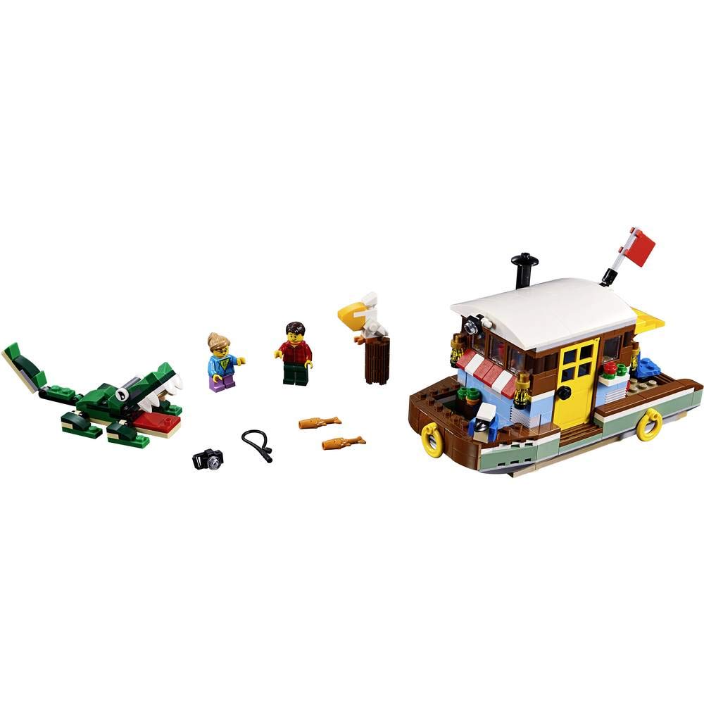LEGO Creator Riverside Hausboot 31093 Lernbausteine für Mädchen und Jungen