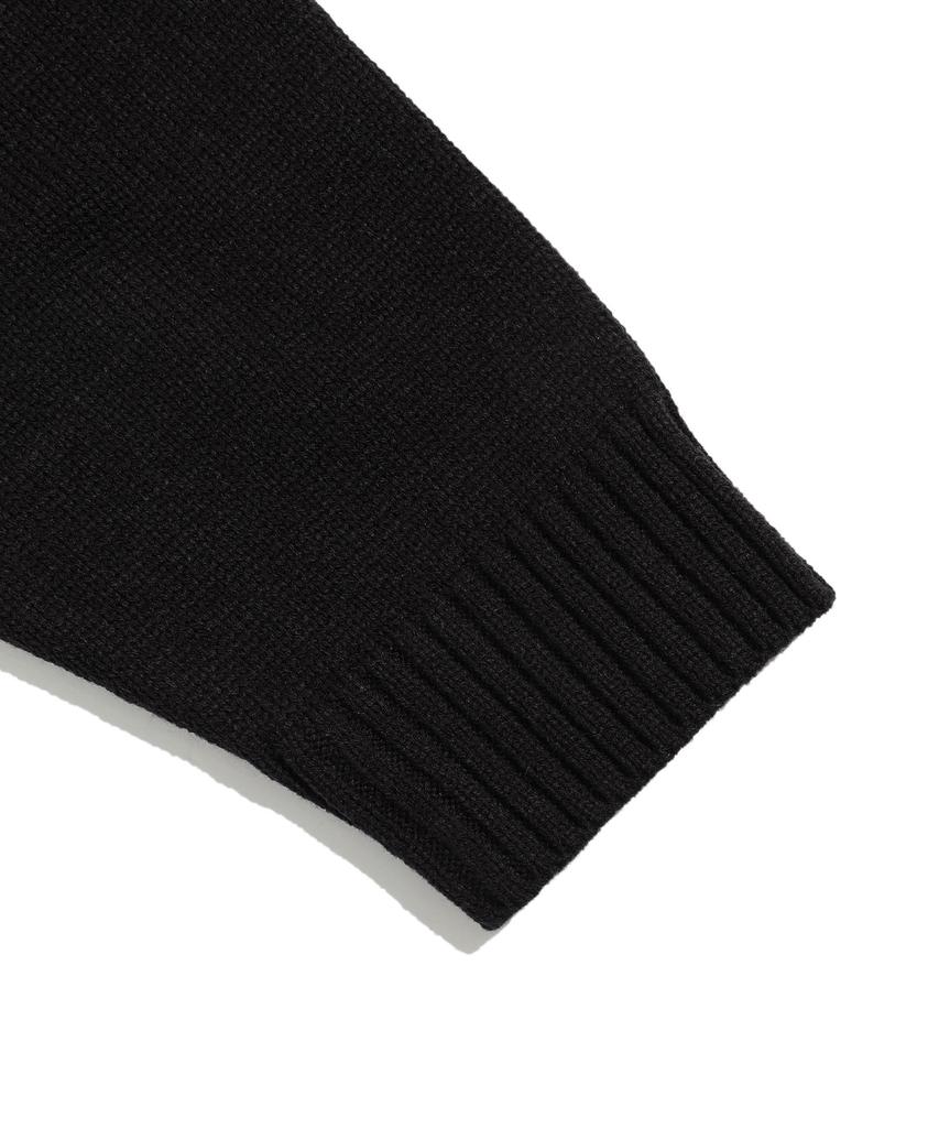 NICEGHOSTCLUB Monster Teeth Logo Knit_Black(Ng2Esuk600A)