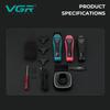 VGR Hair Trimmers Professional Haircut Machine 11000 RPM Clippers Vector Motor Brushless Hair Trimmers Adjustable Trimmer for Men Personal Care V-035C