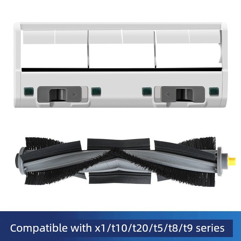 Compatible with Ecovacs Deebot Accessories X1/T5/T8/T9/T10/T20 Roller Brush, Filter, Dust Bag, Cleaning Fluid, Consumables