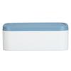 Portable Storage Box Reusable Dustproof Mouth Muffle Face Cover Organizer High Capacity for Home SchoolBlue