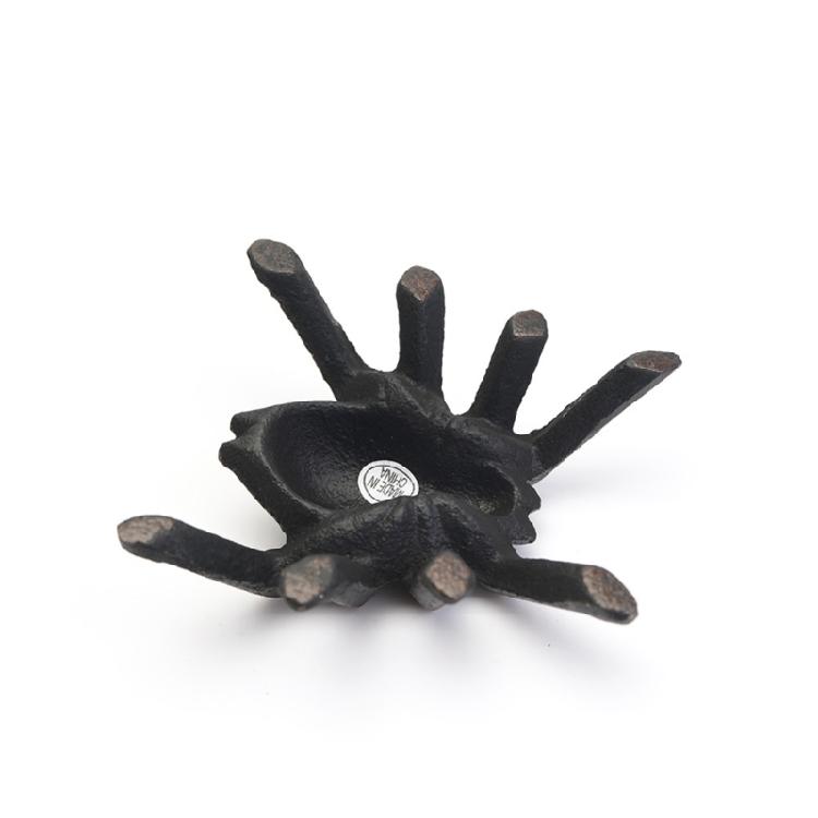 Antique Spiders Statue Cast Iron Animal Figurine Decoration Gothic Office Desk Shelf Accessories Art Piece Paperweight