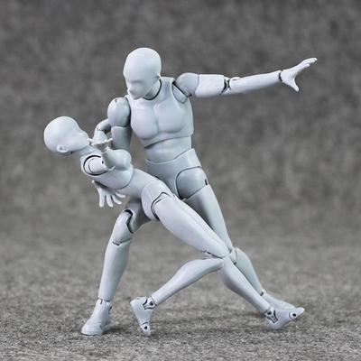 Human Drawing Model Female & Male Body Art Figure Display Sculpture Sketching Craft