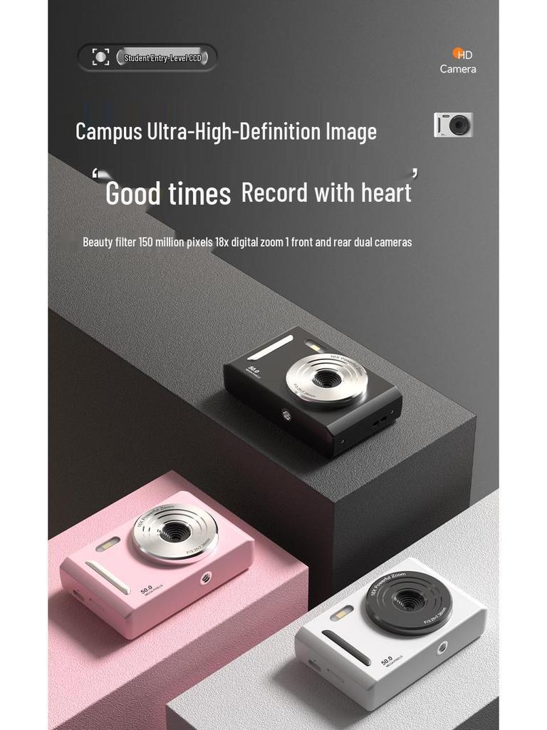 High-Definition Mini Digital Camera for Students and Home Use