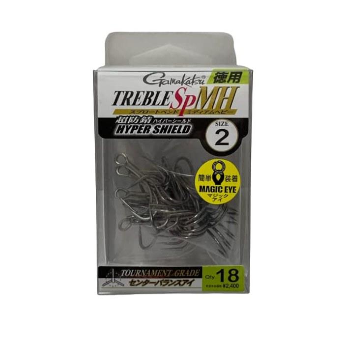 Gamakatsu Treble Hook SP-MH (HPS) #2 – 18 count