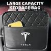 Autocollant de Voiture 2025 Nouveau Tesla Grande Capacité Sac de Rangement Portable Rangement Siège Auto Arrière Intérieur Pour Tesla Roadster Modèle S