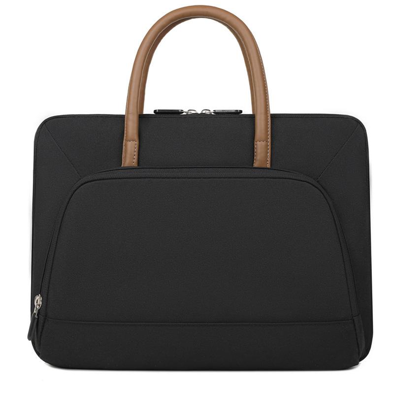 TS JYL laptop bag,Simple Laptop Handbag Women Custom Logo Notebook Business Briefcase