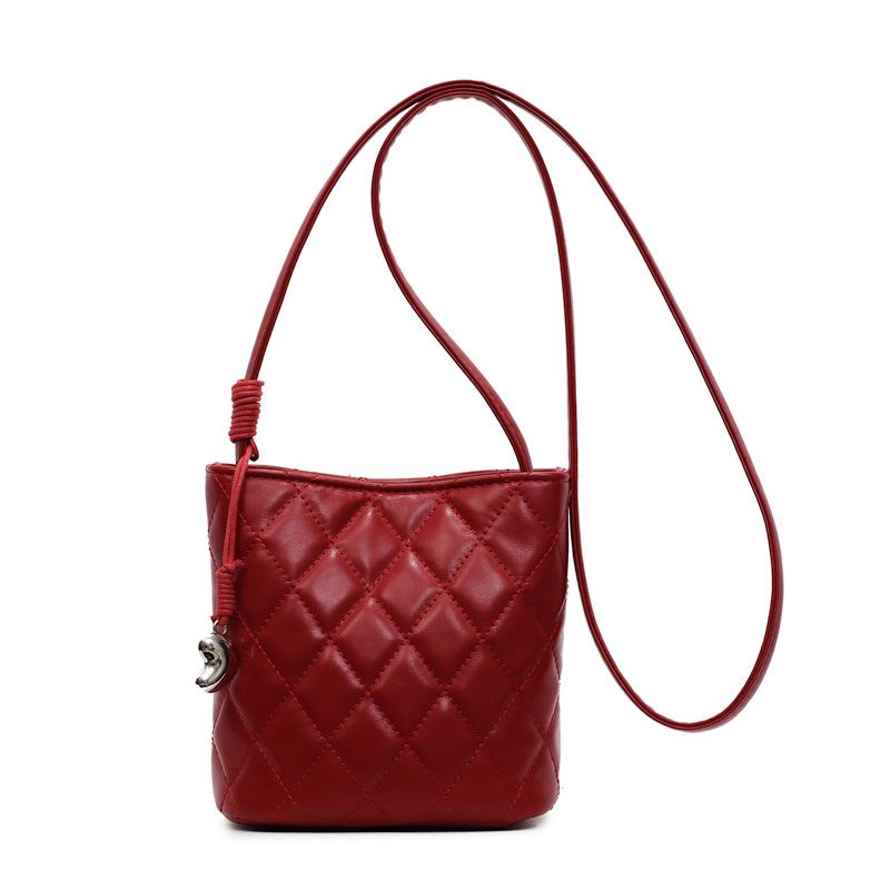 

Новая модная сумка женская однотонная повседневная на плечо, сумка-мессенджер бордовый