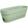 ELHO Balconniere ovale Vibia Campana - Plastique - Réservoir - 50 x 18,2 H 17 cm - Vert