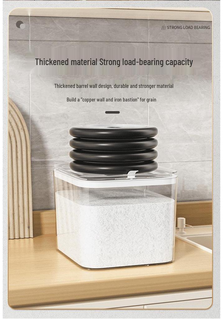 Sealed Kitchen Rice and Cereal Storage Container - Insect & Moisture-Proof