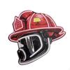 Creative Firefighter Helmet Light with USB for Playroom Decor