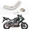 Kind of Doubt Pipe with Exhaust Pipe Fits Motorcycle Exhaust Pipe Modification Muffler Fits Kawasaki 1000 KLZ1000 2019-2020